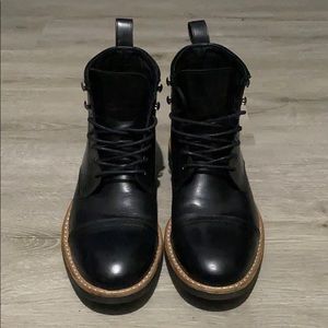 H&M Black Leather Boots
